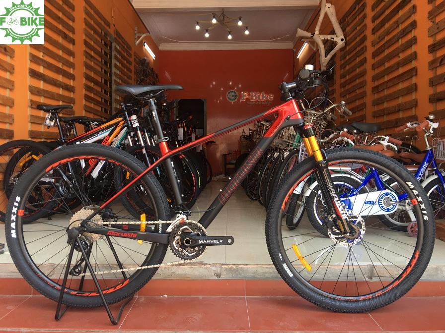 xe đạp địa hình maruishi unzen mầu đỏ